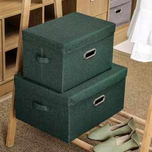 Non-woven Fabric Home Organizer Portable Folding Storage Cube Set Storage <b>Boxes</b> & Bins - Product Image 1