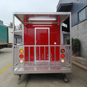 Carrito de café móvil original de cocina completa, nuevo estado, certificado CE para servir dulces en los Estados Unidos - Product Image 2