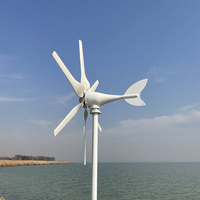 Générateur de turbine éolienne 500W 800W 12V 24V 48V avec contrôleur de Charge MPPT puissance dynamo magnétique énergie libre moulin à vent usage domestique