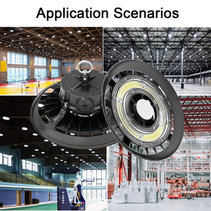 LEDEAST HB23-A100W Projecteur LED professionnel UFO 100W 150W 200W 150LM/W pour l'éclairage des entrepôts, usines et ateliers - Product Image 6