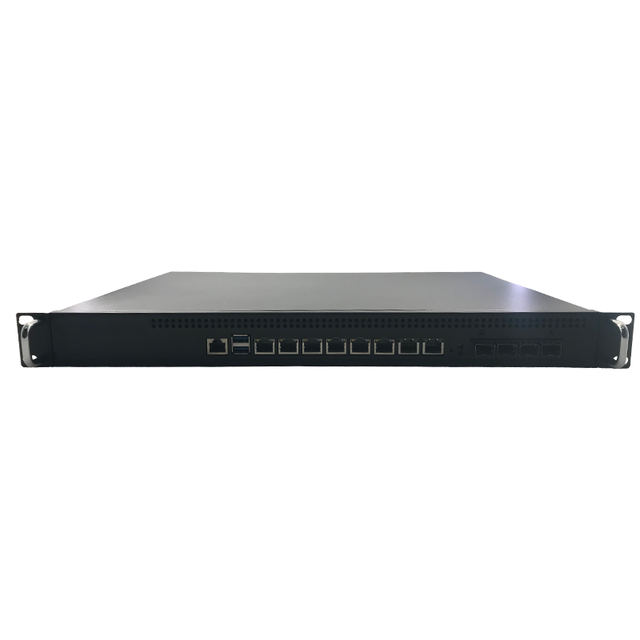 Network Firewall 1U Rackmount Network Appliance with Intel Skylake 6/7/8/9th Gen Core I3/i5/i7/i9 and 6 X RJ45 + 2 X GbE SFP