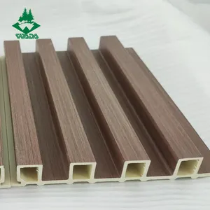 China Hot Sell Indoor Wood Wall Panel Cheap Plastic Sheets Wooden Interior Panel