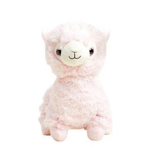 Llama rosa de felpa para terapia de compresión de peso, Animal de peluche perfumado de lavanda, aromaterapia, Spa - Product Image 1