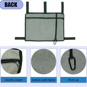 Sac d'accessoires pour fauteuil roulant de qualité supérieure Sac de rangement latéral réfléchissant pour fauteuil roulant, marcheurs, déambulateurs, personnes âgées - Product Image 5