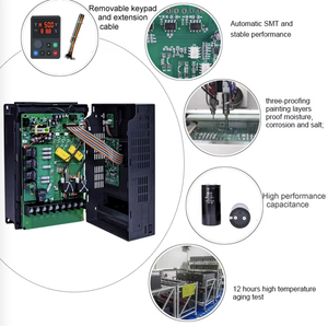 Variateurs de fréquence INDVS VFD 11KW triphasés 380V-480V pour compresseurs industriels et moteurs - Product Image 5