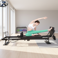 Matériel de Pilates Reformer pliable de haute qualité, grand format, réglable, pour usage commercial, lit de yoga pour le renforcement du tronc, portable pour studio de Pilates