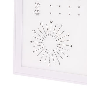 Pantalla de optotipo manual de hospital, tablas optométricas de panel visual y caja de luz de tabla de agudeza para prueba de visión - Product Image 5