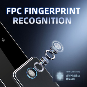 กุญแจล็อคประตูดิจิตอลอัจฉริยะแบบไร้สายพร้อมระบบสแกนลายนิ้วมือ  Tuya Smart Door Lock สำหรับประตูอลูมิเนียม - Product Image 2