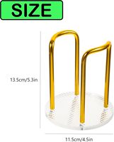 Distributeur de gobelets à café en acrylique personnalisé, organisateur de gobelets et de couvercles, porte-gobelets en papier, utilisé pour les comptoirs de cuisines, de bureaux