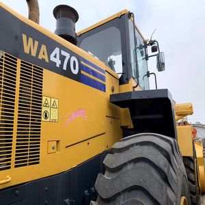 Chargeur WA470-3 lourd de KOMATSU Mini chargeur frontal original de pelle rétro de moteur de chargeur lourd dans de grandes tailles utilisées - Product Image 4