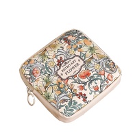 Pochette de rangement portable Van Gogh pour monnaies, écouteurs, câbles de données, rouge à lèvres – Grande capacité, multi-usages, idéale pour les voyages
