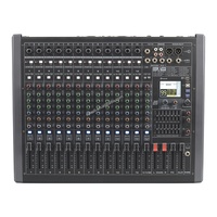 Mezclador de Potencia Profesional XUNGUAN BTD-10/BTD-14/BTD-18 de 8/12/16 Canales, 99 DSP, Ecualizador Dual de 7 Bandas con 2 Canales Estéreo para Actuaciones en Escenario