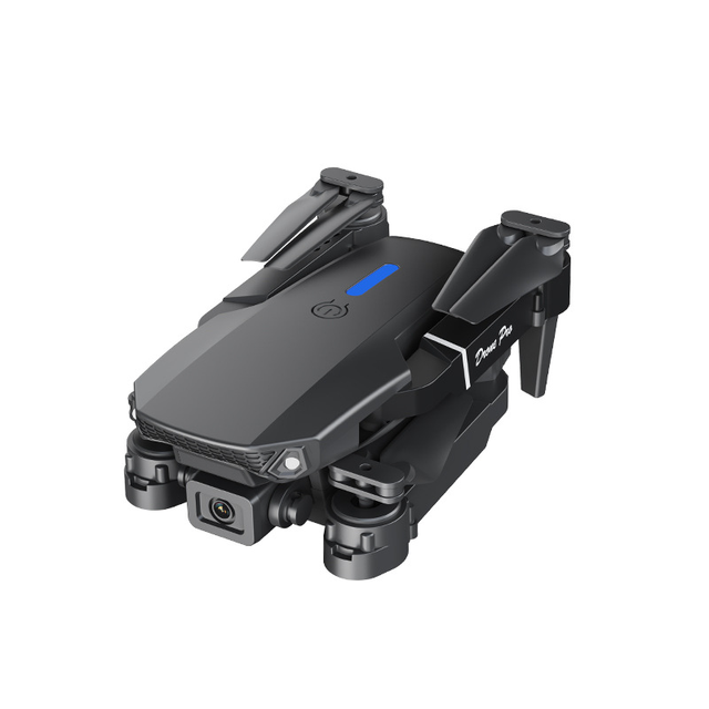 E88 Pro Foldable Quadcopter Helicopter Mini Drone 4K HD Camera with Remote Control and Screen Plastic Toy for Beginners