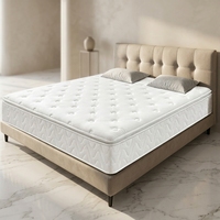 Mittelweiche Plüsch-Hybrid-Gel-Memory-Foam-Matratze Atmungsaktiv Druckentlastend 28cm Dick Modern Minimalistisch Schlafzimmer