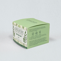 Petite boîte de papier blanche personnalisée à bout rabattable emballage de cosmétiques et de médicaments emballage de boîte de marque logo personnalisable