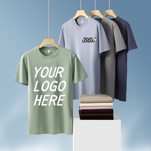 T-shirt da uomo più venduta, in tessuto di cotone traspirante, personalizzabile con logo. T-shirt casual unisex. - Product Image 1