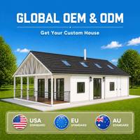 ODM OEM Maison Conteneur Pliable et Extensible Préfabriquée, Villa Étanche et Anti-ouragan, Mini-Maison Mobile Préfabriquée
