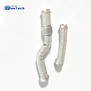 Tubo de Escape de Competición con Protector Térmico para BMW G80 G82 G87 M3 M4 M2 S58 3.0L Twin Turbo – Actualización de Turbo de Ajuste Directo - Product Image 3