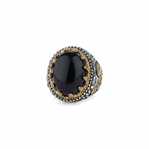 <b>Mens</b> Classic Agate Gemstone <b>Ring</b> 925 Sterling <b>Silver</b> Turkish Style Party <b>Ring</b> - Product Image 2