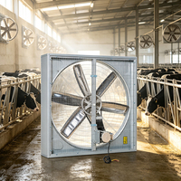 Ventilateur d'extraction électrique à courant alternatif, entraîné par courroie, en acier inoxydable, robuste, pour l'élevage laitier et les hangars à vaches