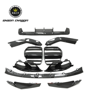 Kit carrosserie <span class=keywords><strong>G80</strong></span> M3 style MP en fibre de carbone sèche préimprégnée, pièces de voiture, accessoires extérieurs pour <span class=keywords><strong>BMW</strong></span> <span class=keywords><strong>G80</strong></span> M3 G82 G83 M4 2020-2024 - Product Image 1
