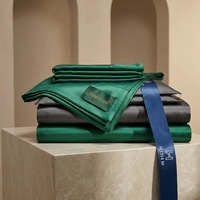 Étiquette d'angle de matelas en satin de luxe personnalisée, ruban diagonal avec logo pour accessoires de literie haut de gamme et textiles de maison 01