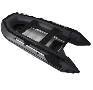 Barco de borracha inflável dobrável de pvc, alta qualidade de 12ft 390cm, barcos a remo para pesca