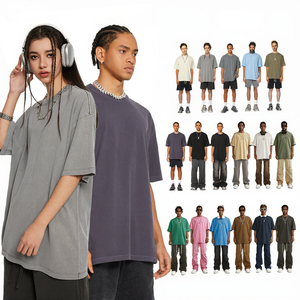 Camiseta de Hombre al por Mayor, Personalizada, 100% Algodón, Estilo Vintage, Lavado Ácido, Transpirable, Premium, 260GSM, Impresa - Product Image 3