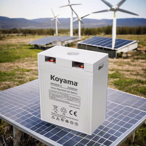 Batería de gel de ciclo profundo KOYAMA <span class=keywords><strong>2V</strong></span> 600AH batería estacionaria para iluminación de emergencia de telecomunicaciones del sistema solar - Product Image 5
