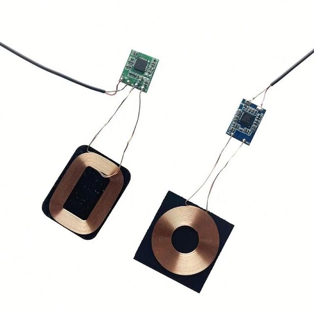 3W Mini Qi Wireless Charger Module Receiver PCBA Circuit Coil Board Universal Battery Charging