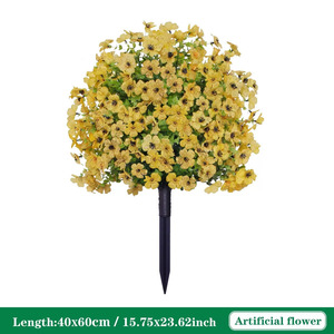 ดอกไม้ประดิษฐ์ทรงกลมสีม่วง จินเหอ ทำจากโพลีเอสเตอร์ สำหรับตกแต่งพื้น น้ำหนัก 300 กรัม - Product Image 5