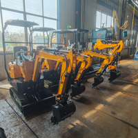 Mini-excavatrice compacte à faible consommation de carburant, 0,85 tonne, pour travaux de terrassement urbains et agricoles