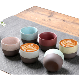 แก้วชาเซรามิกเคลือบแบบดั้งเดิมสไตล์ญี่ปุ่น แก้วกาแฟสไตล์ญี่ปุ่นสำหรับห้องนั่งเล่น โต๊ะกาแฟ เหมาะสำหรับเป็นของขวัญ - Product Image 4