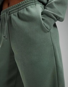 Nuevo Diseño, Sudadera Holgada de Color Sólido con Hombros Caídos y Conjunto de 2 Piezas a Juego, Chándal Informal para Mujer - Product Image 4