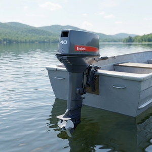 New for Marine 2-stroke 40HP Gasoline 2 Cylinder Start Manual Water Cooling <b>Motor</b> T40 Retrofit/Upgrade <b>Boat</b> - Product Image 2