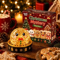 Nouveau jouet à presser, cadeau de Noël, doux et adorable, en forme de boulette de pain vapeur, jouet de décompression, petit jouet en boîte cadeau, jouet rebondissant