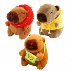ตุ๊กตาคาปิบาร่าน่ารัก นุ่มนิ่ม จำลองน้ำมูกไหล ยืดหยุ่นได้ ขนปุย ของเล่นตุ๊กตาสำหรับเด็ก เป็นของขวัญ - Product Image 5