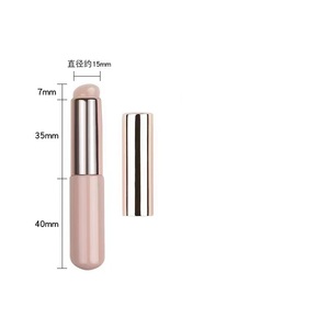 Silicone Lip Brush with Cap <b>Custom</b> Logo Round Head <b>Lipstick</b> Concealer Applicator - Product Image 6