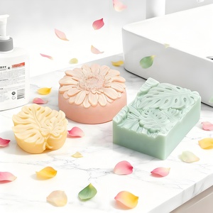 DM1275 해바라기 잎 모양 비누 만들기 실리콘 몰드 DIY 천연 수제 배쓰밤 향초 왁스 공예 도구 - Product Image 4