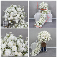 Boule de fleurs artificielles DKB pour centre de table de mariage, rose, 80 cm, boule florale en soie, centre de table, boule de fleurs rose de 70 cm