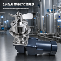 Agitateur magnétique à fond à faible cisaillement en acier inoxydable sanitaire industriel