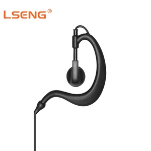 Écouteur-casque double jack pour talkie-walkie, avec crochet d'oreille en forme de G et micro PTT, pour radios bidirectionnelles <span class=keywords><strong>Motorola</strong></span> R2 / XiR Series - Product Image 2