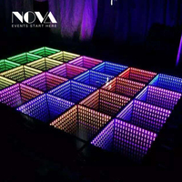 Worthbuy — sol de danse en plexiglas 3d, miroir, de haute qualité