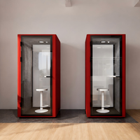 Flexspace 2026 Nouvelle Mini Cabine Acoustique Insonorisée pour Bureau, Espace Privé, Réunion, Cabine Téléphonique, Pod de Travail