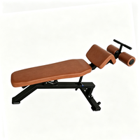 Banco de Entrenamiento Abdominal de Acero Ajustable en Múltiples Ángulos, Estación de Ejercicio Multifuncional para el Hogar, Resistente, con Inclinación/Declinación