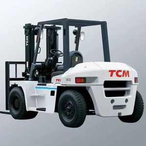 Gebruikte Originele Japanse <span class=keywords><strong>Tcm</strong></span> <span class=keywords><strong>Fd70</strong></span> 7 Ton Lpg Heftruck Lage Werkuren Hoge Capaciteit Awd Drie Traps Mast - Product Image 1