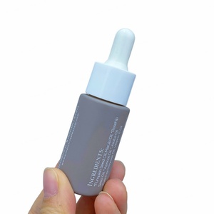 Ensemble d'emballages cosmétiques de luxe personnalisés en verre beige, pots de crème vides de 30 et 50 ml, flacons pompe pour lotion et sérum, emballage de soins de la peau - Product Image 6