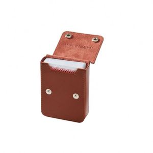Boîte à cartes de poker en cuir haut de gamme, boîte à cartes de jeu en cuir, boîte pliable, emballage portable pour cartes de poker - Product Image 2