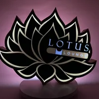 Enseigne lumineuse LED 3D personnalisée GFace, étanche, avec projection murale, forme personnalisée, affichage rétroéclairé, décoration de vitrine, signalétique directionnelle