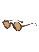 Twooo T1542 2025 nouvelles lunettes de soleil rétro rondes à petit cadre personnalité haut de gamme à la mode